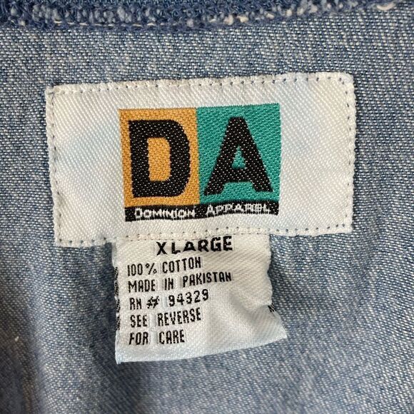 Dominion Apparel Denim Sleeveless Maxi Dress Size XL EUC - Picture 9 of 9